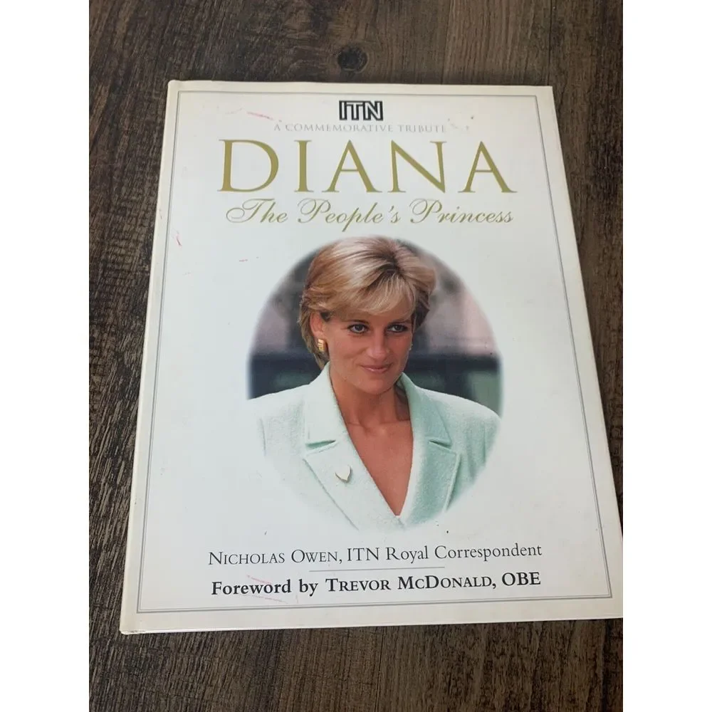 TWO Lady Diana books: Diana The People's‎ Princess & Diana A Tribute